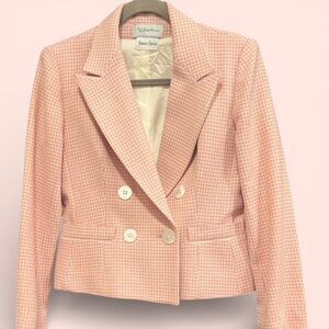 VTG EVAN PICONE Cropped Houndstooth Jacket for Neiman Marcus